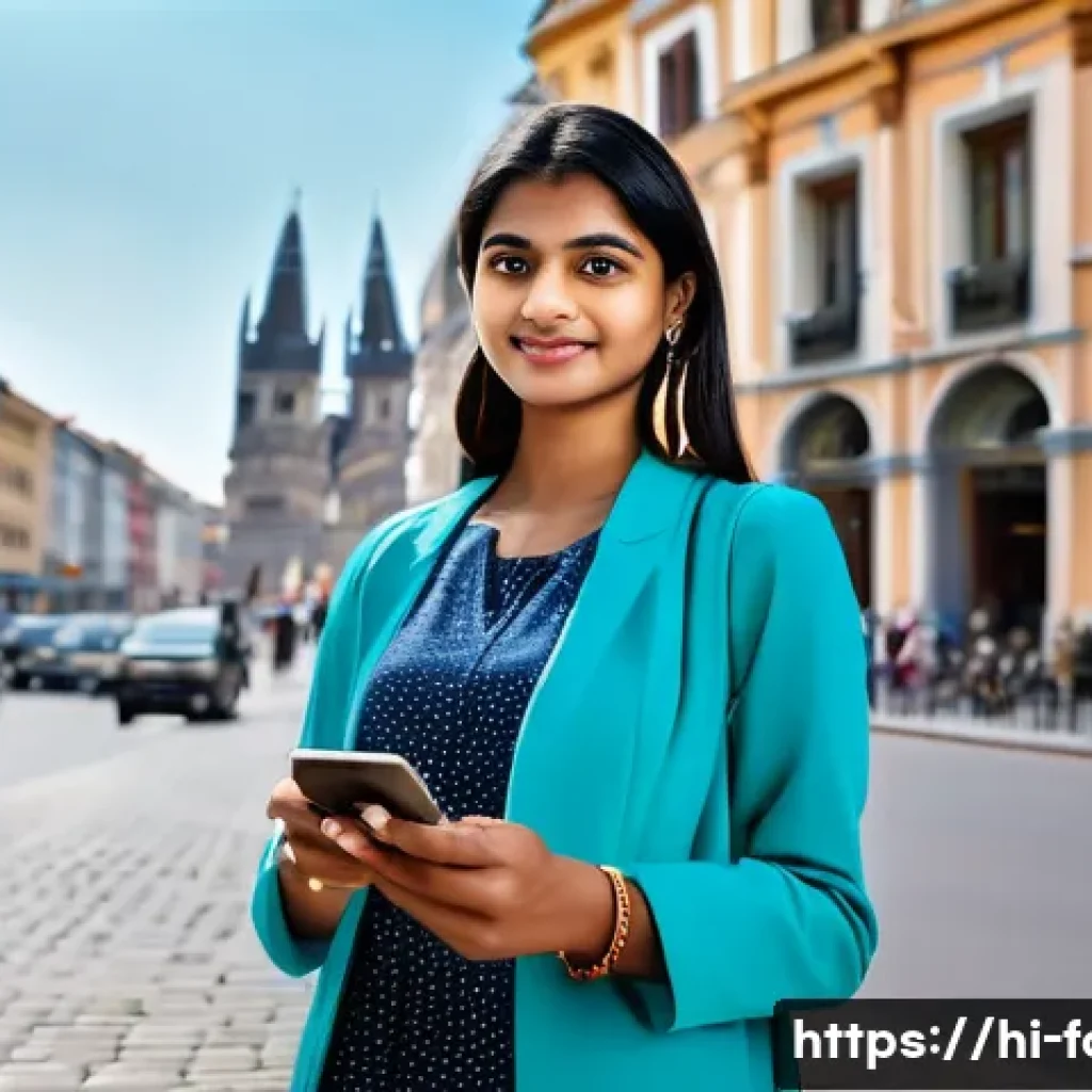 외환관리사와 외환 정책 사례 연구 - **Prompt:** A young Indian woman, dressed in a stylish yet modest travel outfit consisting of a knee...