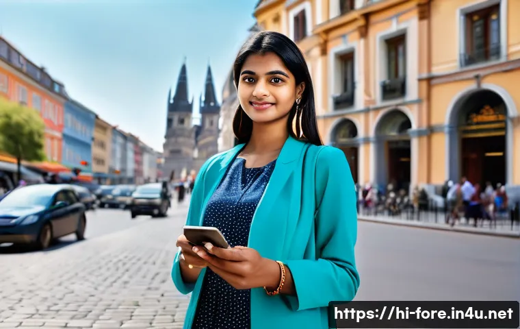 외환관리사와 외환 정책 사례 연구 - **Prompt:** A young Indian woman, dressed in a stylish yet modest travel outfit consisting of a knee...