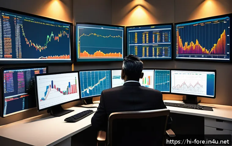 외환관리사와 외환 보안 관리 - A detailed and vibrant digital illustration of a modern Indian business office with professionals an...